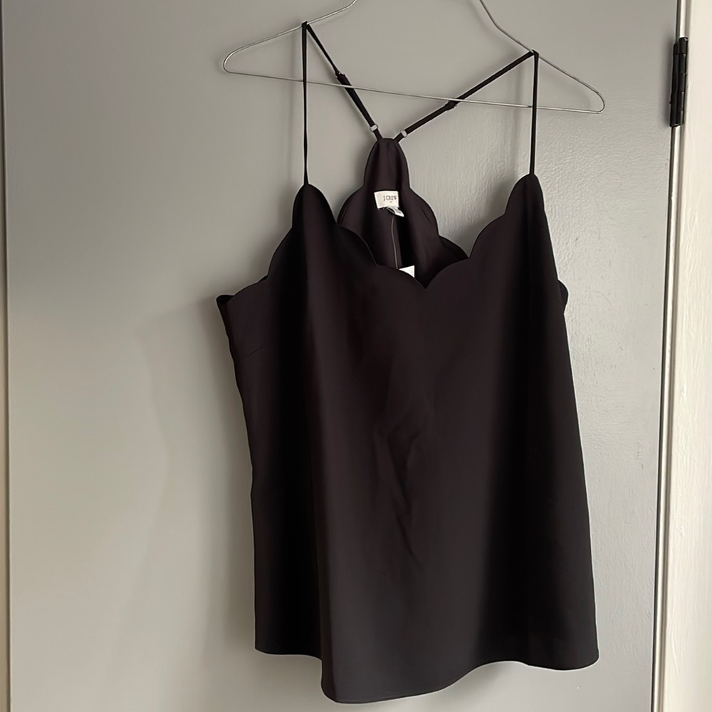 J.Crew scalloped cami top, size 12 - Picture 2 of 6